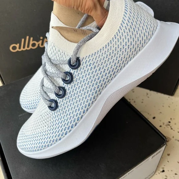 Allbirds Tree Dashers Geyser Light Blue Sneakers 9 10 NIB - Picture 6 of 8